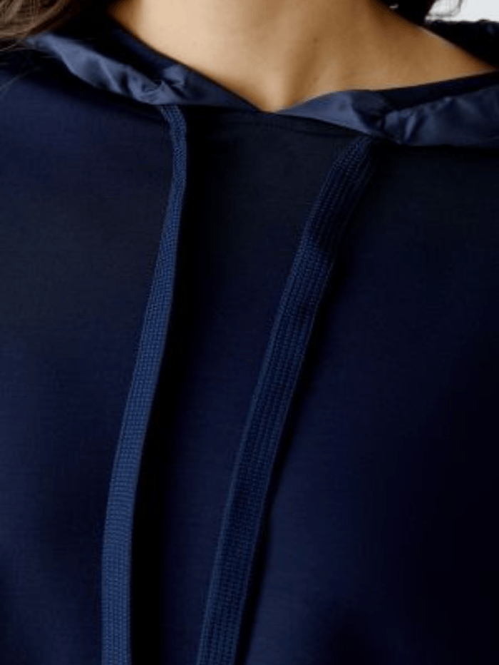 Oui-Womens-Hooded-Sweatshirt-In-Dark-Blue-97812-Col-5742-izzi-of-baslow