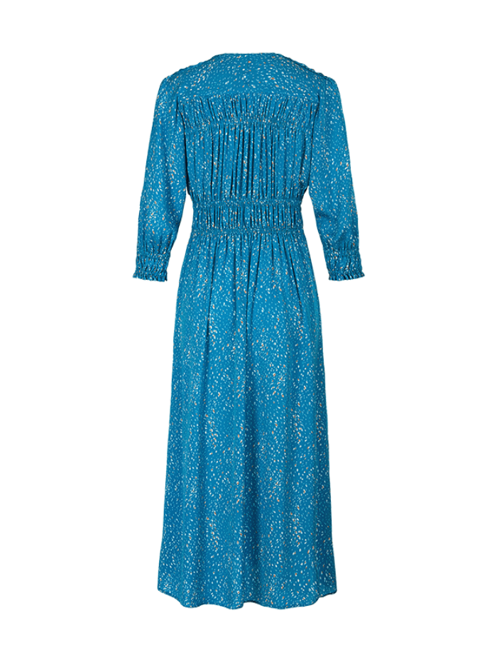 Riani Dresses Riani Kitten Inspired Blue Print Dress 346705 4127 izzi-of-baslow