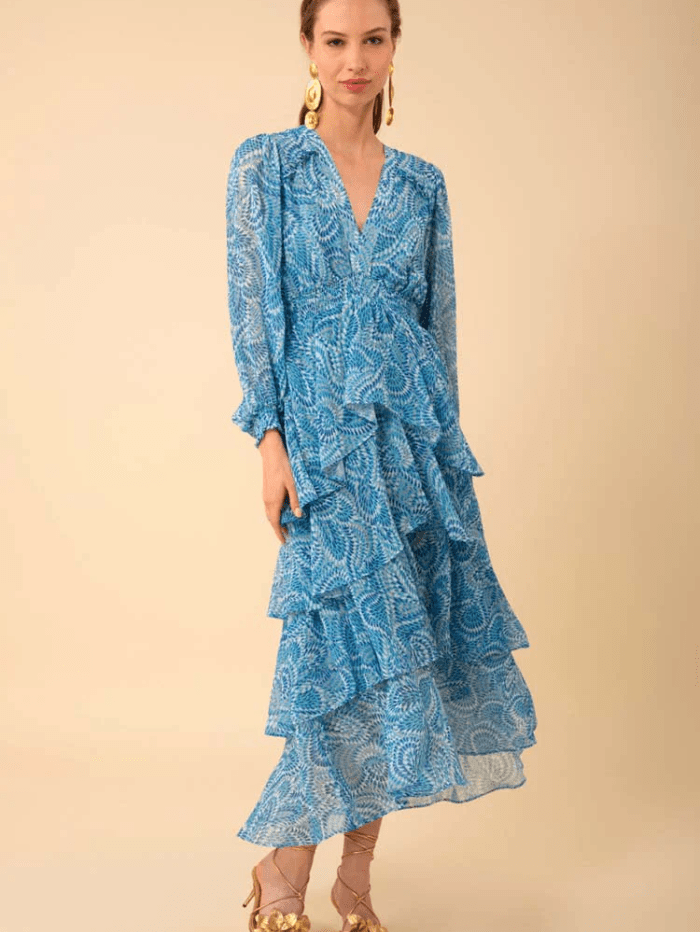 Hale-Bob-AMAYA-Blue-Tiered-Maxi-Dress-3ZWT666A izzi-of-baslow