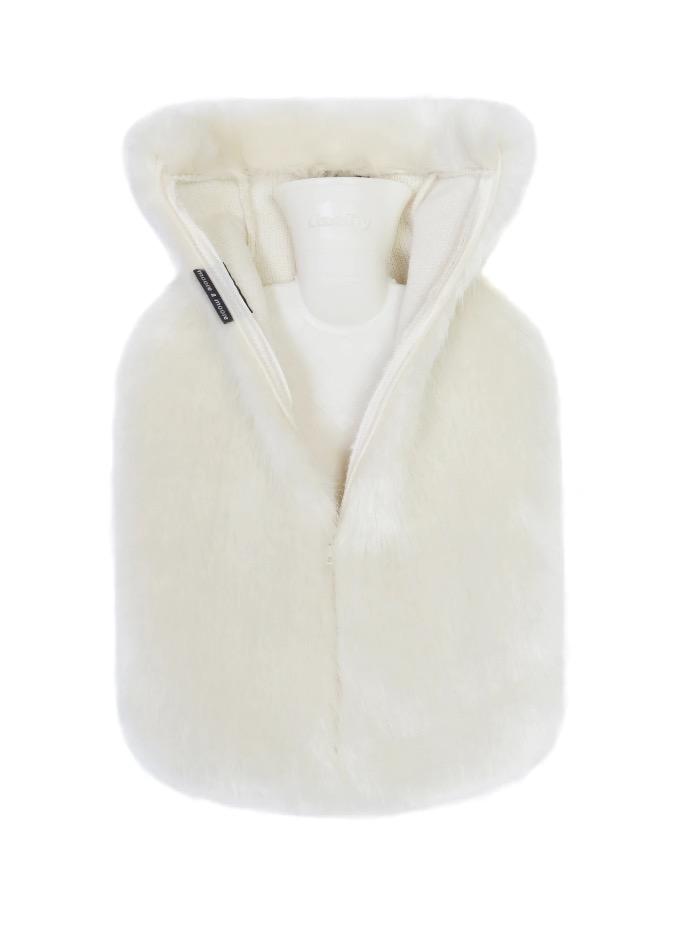 Helen Moore Accessories Standard Helen Moore T Standard Faux Fur Hot Water Bottle Ermine Cream izzi-of-baslow