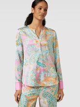 Herzen’s Angelegenheit Tops Herzen’s Angelegenheit Silk Tunic Blouse In A Multi Print 25241-6169 Col 241037 izzi-of-baslow
