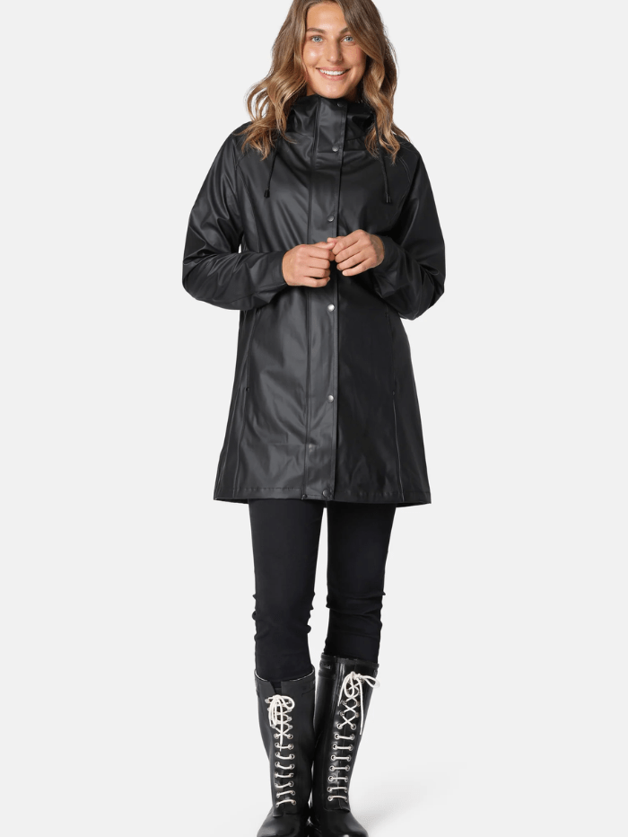 Ilse Jacobsen RAIN87 Raincoat Black 001 Izzi of Baslow