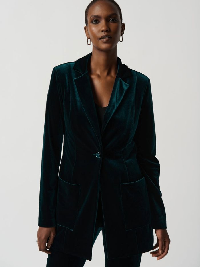 Velvet Blazer Outfit Ladies Green Blazer Alice And Olivia Macey