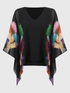 Joseph Ribkoff Tops UK 10 Joseph Ribkoff Chiffon Abstract Print Poncho Top 244174 Col 178 izzi-of-baslow