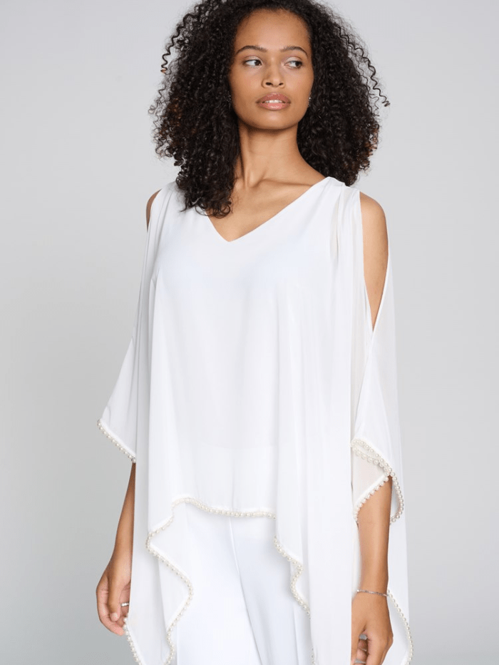 Joseph-Ribkoff-Chiffon-and-Silky-Knit-Poncho-Top-In-Vanilla-241715-Col-1761-izzi-of-baslow