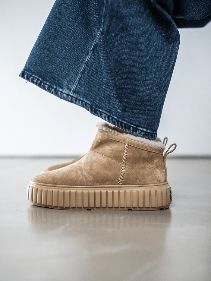 Schmenger Boots Kennel Und Schmenger Power Beige Suede Trainers