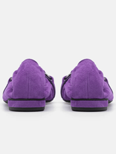 Kennel & Schmenger Footwear Kennel & Schmenger Malu Ballerina Suede Pump In Plum 41-10300-492 izzi-of-baslow