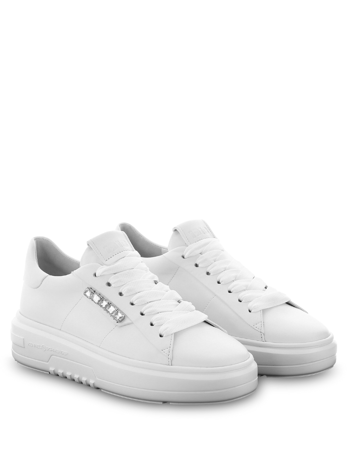 Kennel &amp; Schmenger Shoes Kennel &amp; Schmenger TURN White Trainers With Crystals 31-18570-627 Col 001 izzi-of-baslow