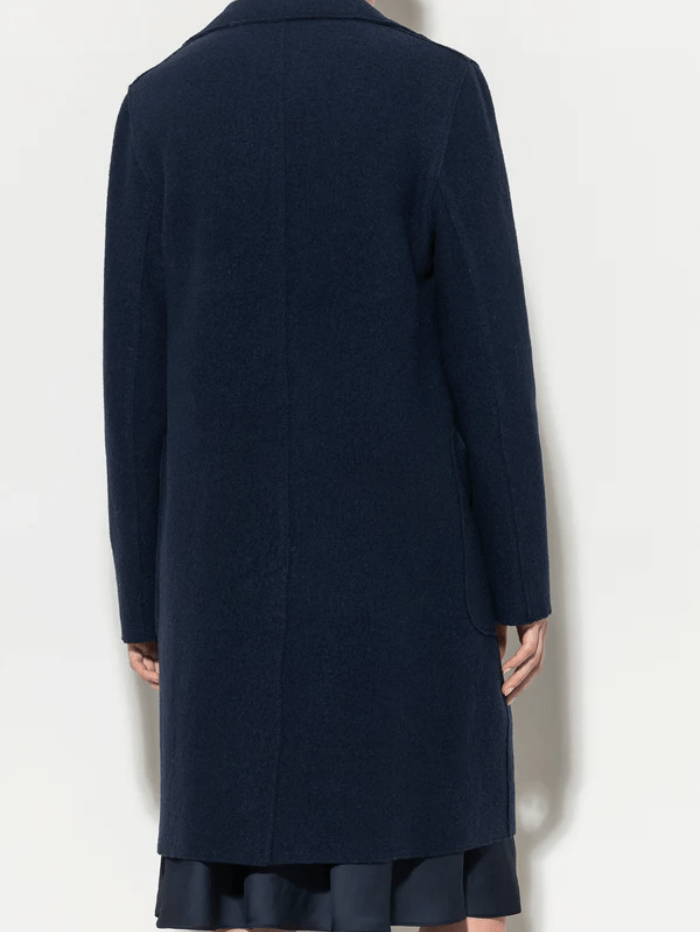 Luisa Cerano Coats & Jackets Luisa Cerano Wool Blazer Coat In Midnight Blue 408945 3680 Col 0265 izzi-of-baslow