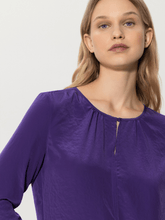 Luisa Cerano Flowing Blouse in Deep Purple 287504 1687 0870 izzi-of-baslow