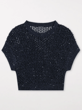 Luisa-Cerano-Lace-Effect-Tank-Top-In-Navy-198392 5894-of-baslow