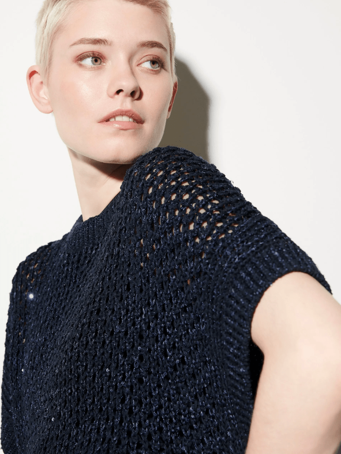 Luisa-Cerano-Lace-Effect-Tank-Top-In-Navy-198392 5894-of-baslow