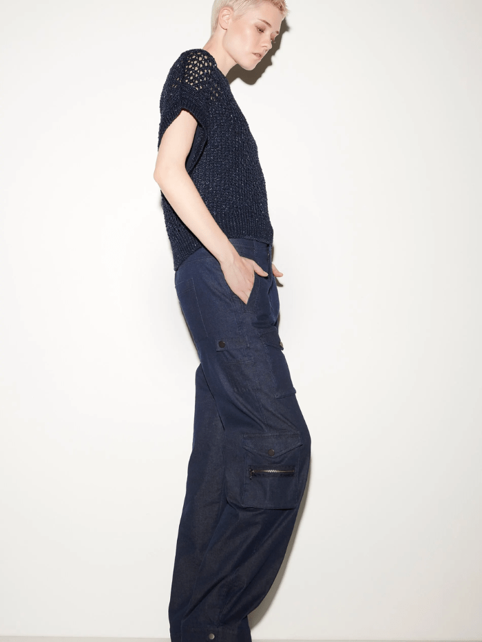 Luisa-Cerano-Lace-Effect-Tank-Top-In-Navy-198392 5894-of-baslow