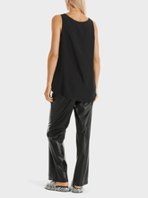 Marc Cain Additions Tops Marc Cain Additions Sleeveless Top In Black WA.61 01 W76 COL 900 izzi-of-baslow