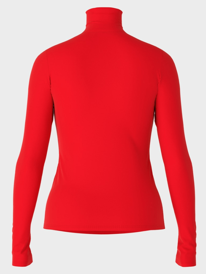 Marc-Cain-Collections-Jumper-With-Roll-Neck-In-Red VC 48.54 J03 COL 270 izzi-of-baslow