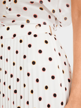 Marc Cain Collections Skirts Marc Cain Collections Maxi Pleated Skirt With Polka Dot Print YC 71.15 W28 COL 110 izzi-of-baslow