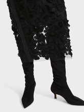 Marc-Cain-Collections-Tulle-Lace-Black-Midi-Skirt-VC 71.06 W52 COL 900 izzi-of-baslow