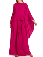 Marc-Cain-Collections-Stole-Top-In-Deep-Fuchsia-WC B3.01 W90 COL 267 izzi-of-baslow