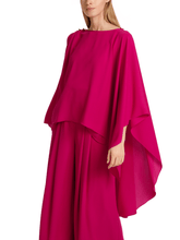Marc-Cain-Collections-Stole-Top-In-Deep-Fuchsia-WC B3.01 W90 COL 267 izzi-of-baslow