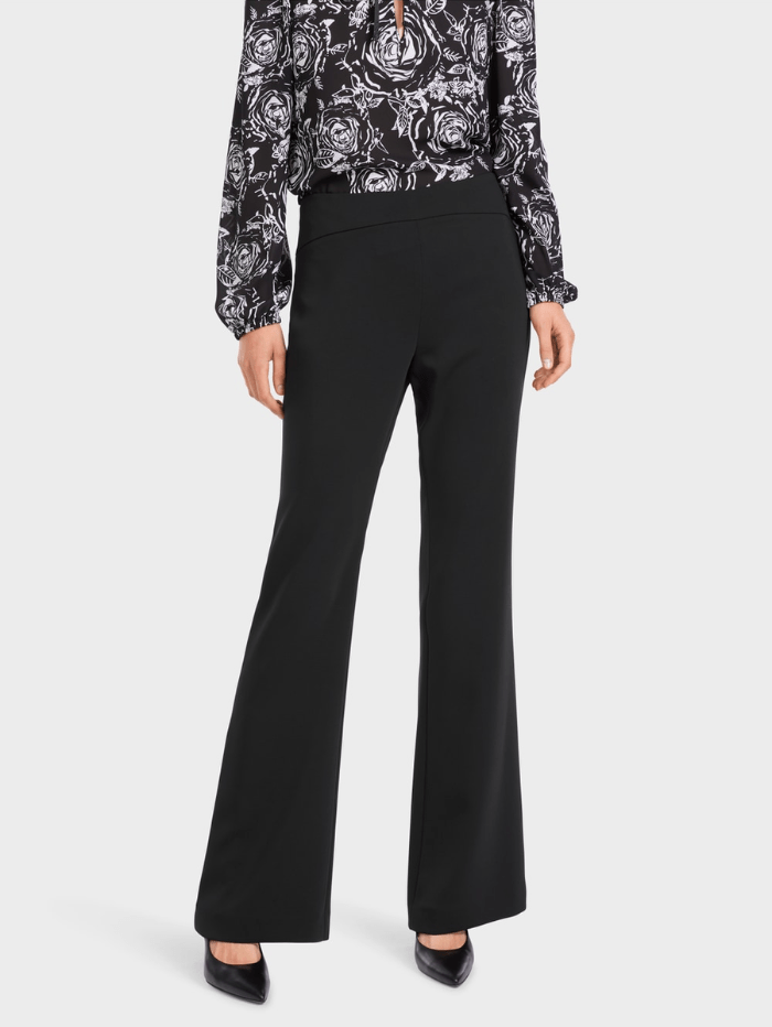 Marc-Cain-Collections-Black-Trousers-With-Flared-Leg VC 81.50 W16 COL 900 izzi-of-baslow