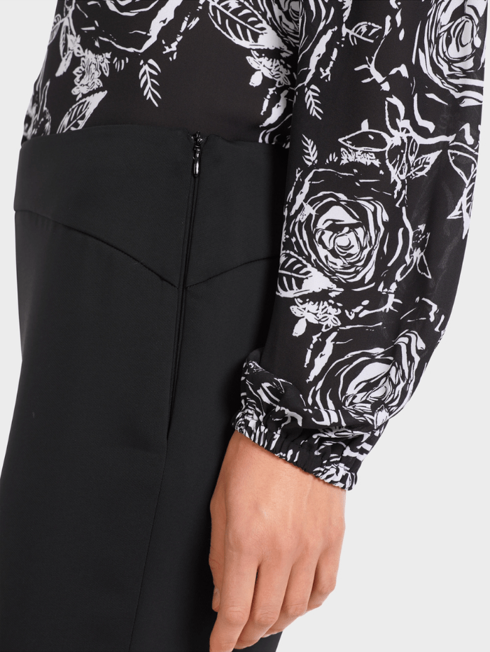Marc-Cain-Collections-Black-Trousers-With-Flared-Leg VC 81.50 W16 COL 900 izzi-of-baslow