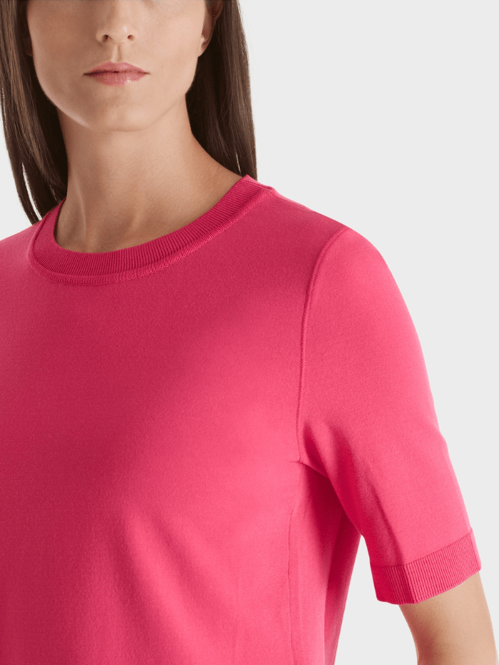 Marc-Cain-Crew-Neck-Sweater-In-Pink-WA 41.06 M11 COL 245 izzi-of-baslow