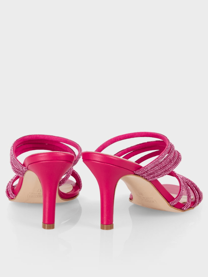 Marc-Cain-Fuchsia-Mules-With-Glitter-Straps WB SG.08 Z08 COL 267 izzi-of-baslow