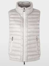 Marc Cain Sports Coats and Jackets 2 Marc Cain Sports Rethink Together Quilted Gilet In Silver ZS 37.01 W11 Col 803 izzi-of-baslow