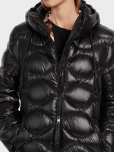 Marc-Cain-Black-Quilted-Coat-With-Hood-VS 11.06 W43 COL 900 izzi-of-baslow