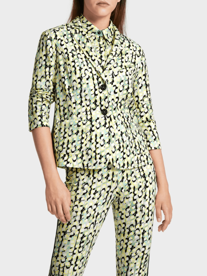 Marc Cain Sports Coats and Jackets Marc Cain Sports Blazer With Graphic Print WS 34.08 J19 Col 509 izzi-of-baslow