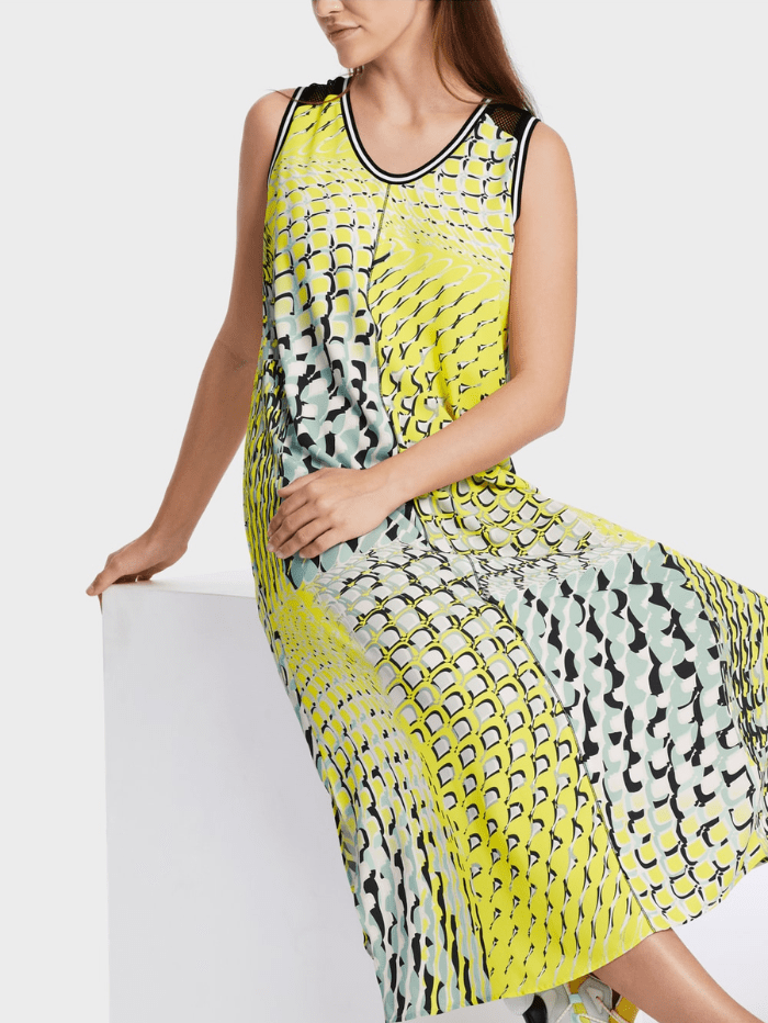 Marc-Cain-Sports-Long-Sleeveless-A-Line-Dress-In-Soft-Sage WS 21.16 W30 Col 509 izzi-of-baslow