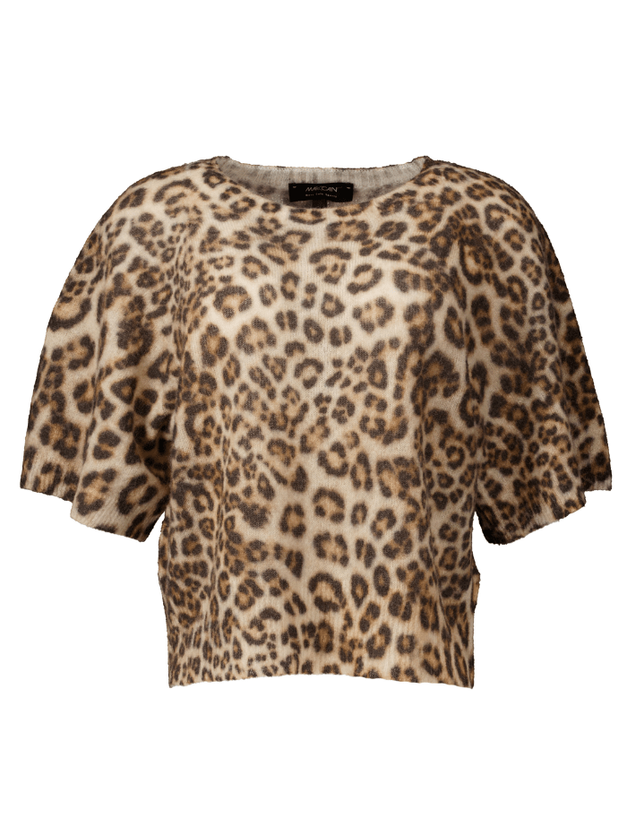 Marc Cain Leopard Print Trousers 5J 81.02 J02 Col 617