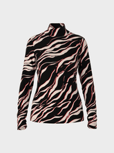 Marc Cain Sports Knitwear Marc Cain Sports Leo Print Design Jumper VS 48.52 J09 COL 278 izzi-of-baslow