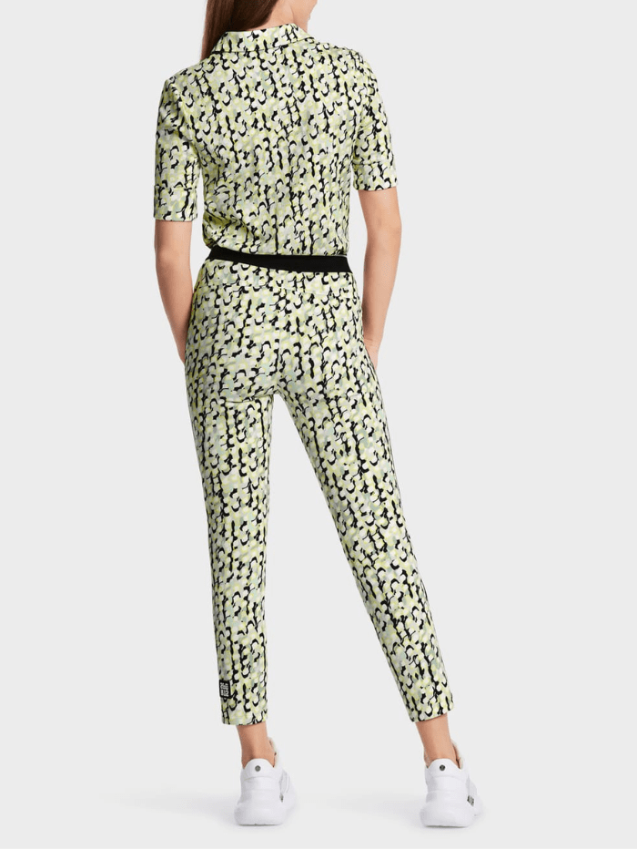 Marc-Cain-Sports-SOFIA-Printed-Trousers-In-Soft-Sage-WS 81.27 J19 Col 509 izzi-of-baslow