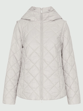 Marella Coats and Jackets Marella Maiorca Hooded Quilted Jacket In Natural 23348694392 Col 001 izzi-of-baslow