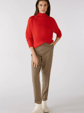 Oui-Red-Wool-Blend-Jumper-With-High-Neck 79985 Col 3654-of-baslow