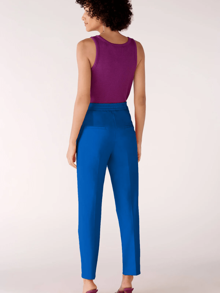 Oui Trousers Oui Nautical Blue Trousers 78202 5358 izzi-of-baslow