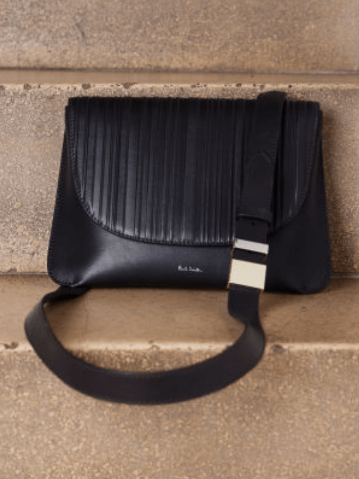 Paul Smith Leather Shadow Stripe Cross Body Bag W1A-7668-LTOEMB Paul Smith Leather Shadow Stripe Cross Body Bag W1A-7668-LTOEMB