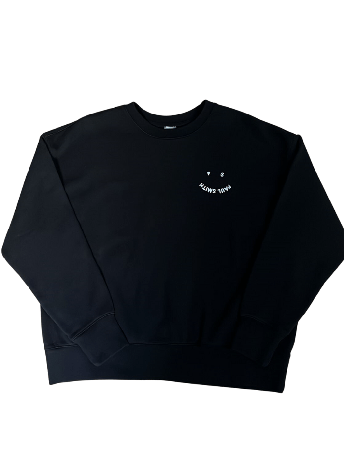 Paul Smith Tops Paul Smith Happy Black Sweatshirt W2R-185VE-L21169.79 izzi-of-baslow