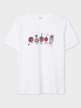 Paul-Smith-White-Fruit-People-T-Shirt W2R-G799-LP4197 Col 01 izzi-of-baslow