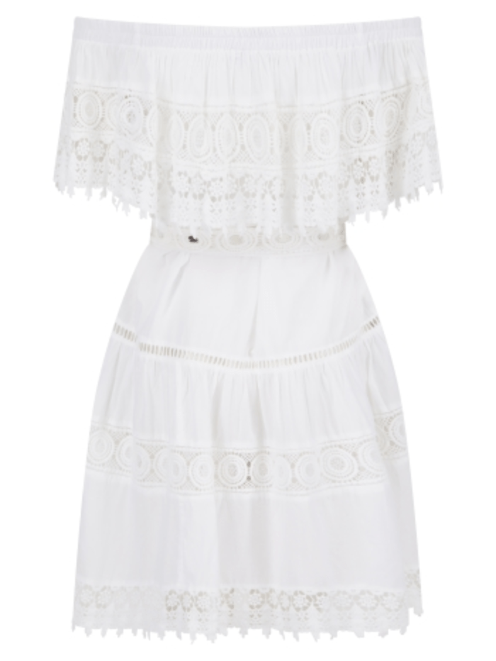 Pranella Dresses Pranella Rosita Dress White izzi-of-baslow