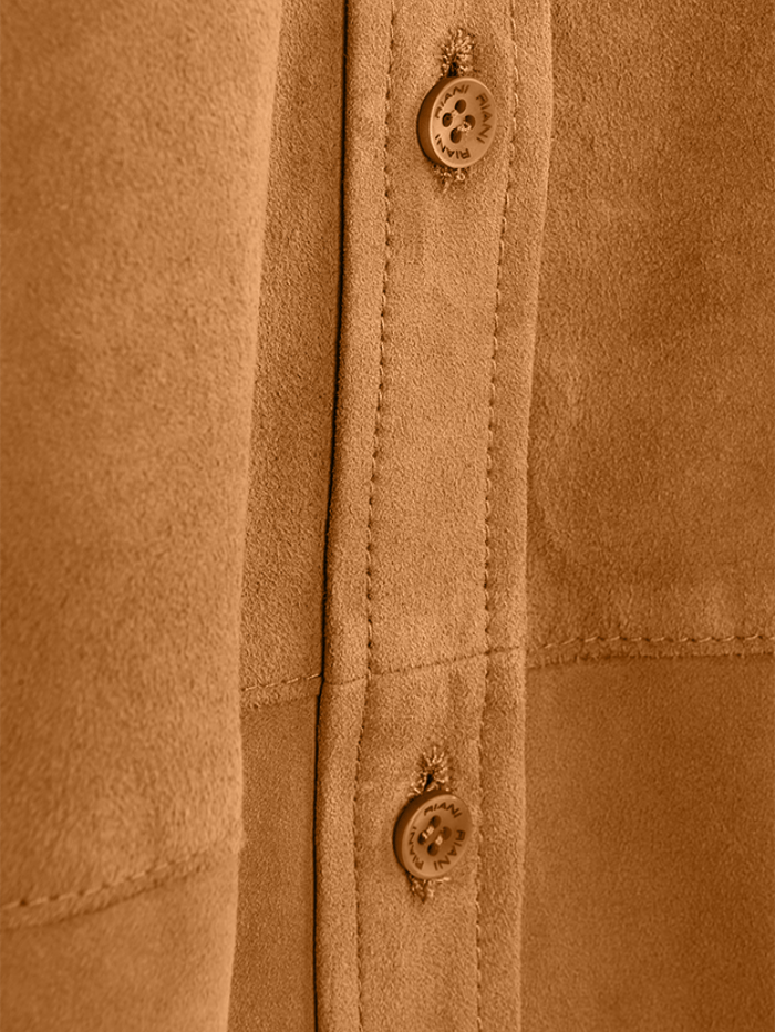 Riani Coats & Jackets Riani Goat Suede Shirt Dress 376020 9002 Col 530 izzi-of-baslow