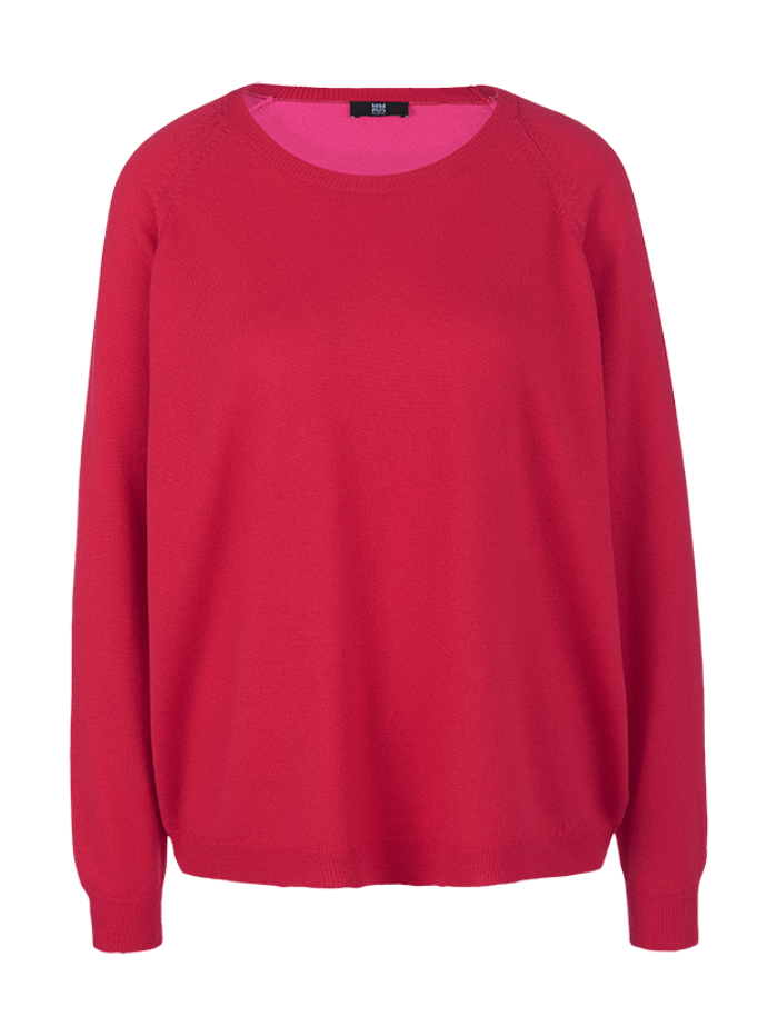 Riani-Extra-Fine-Merino-Wool-Pullover-In-Red/Pink 377100 7534 Col 360 izzi-of-baslow