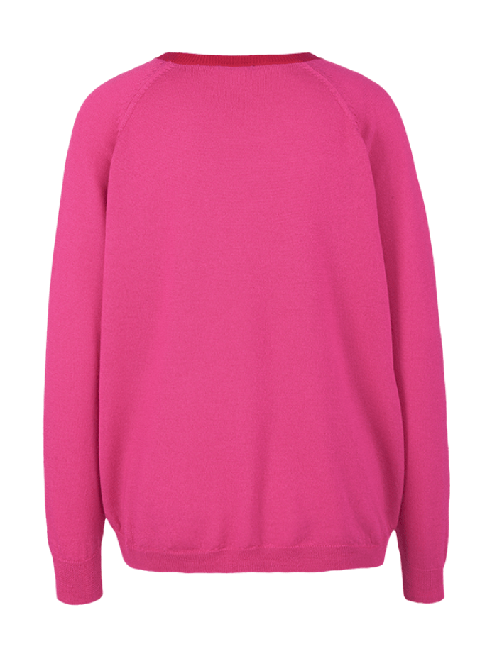 Riani-Extra-Fine-Merino-Wool-Pullover-In-Red/Pink 377100 7534 Col 360 izzi-of-baslow