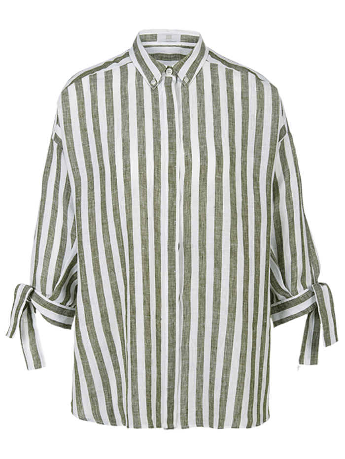 Riani-Stripey-Olive-Linen-Blouse-445640-4271-Col-589-izzi-of-baslow