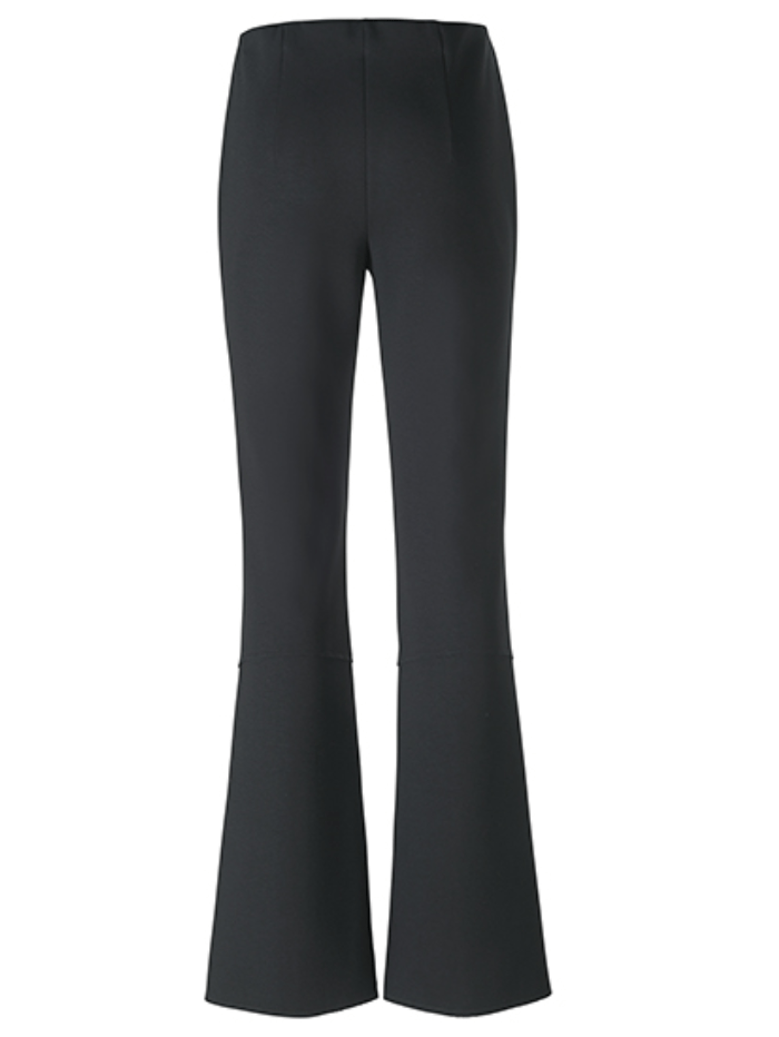 Riani-Slim-Fit-Bootcut-Scuba-Trousers-In-Black 433470-8190 Col 999 izzi-of-baslow