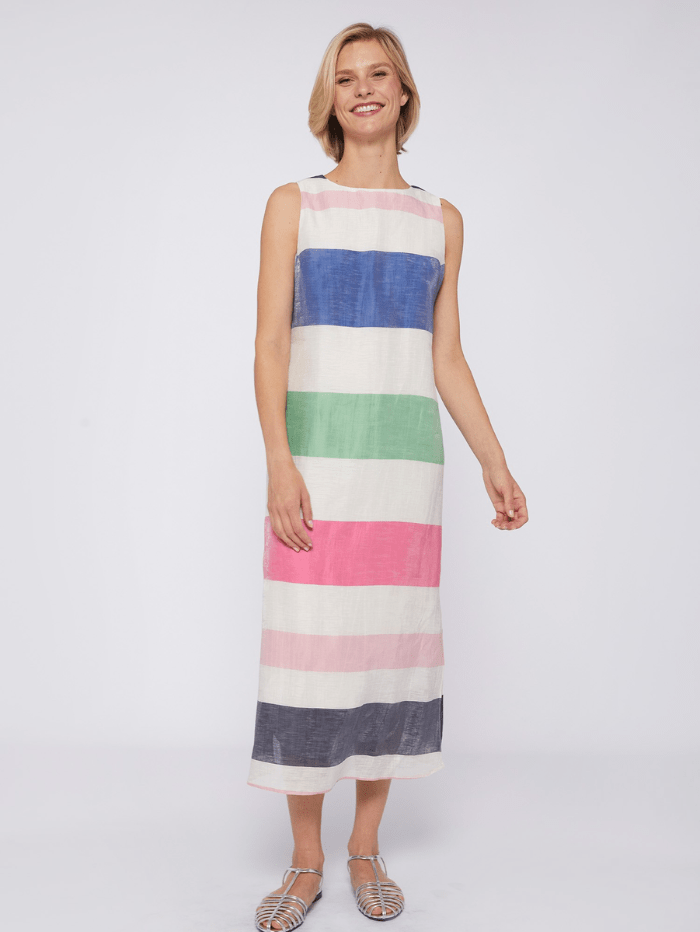 Midi linen dresses for women online