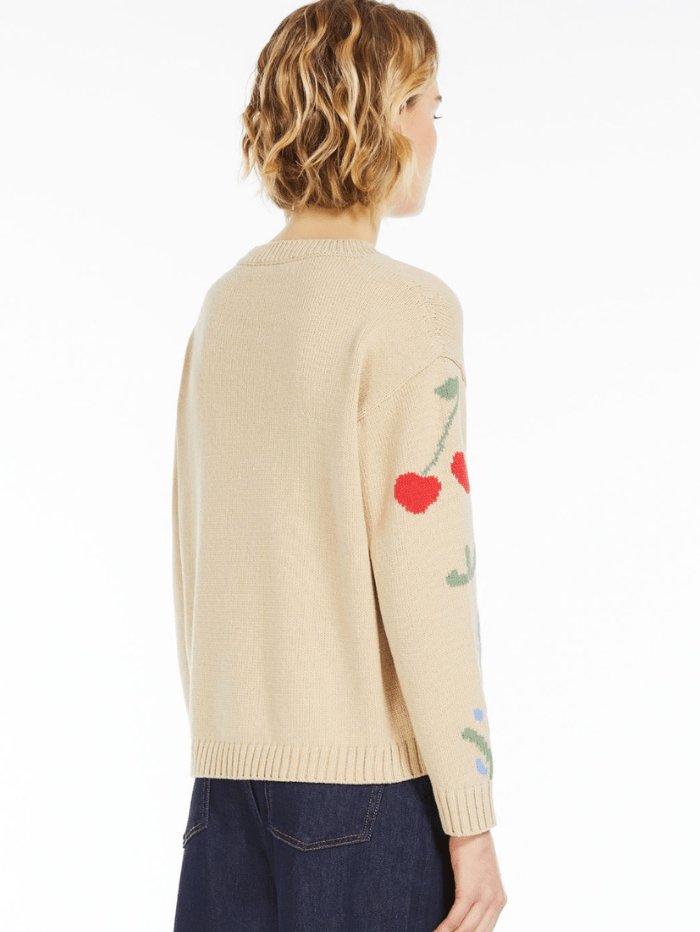 Weekend-By-Max-Mara-ZINGARO Cotton Patterned Sweater 2415361201600 Col 001 izzi-of-baslow