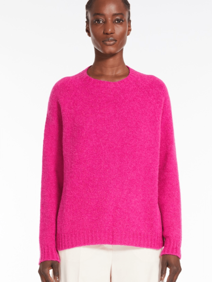 Weekend-by-Max-Mara-GHIACCI-Wool-Blend-Fuchsia-Jumper 23536610396 Col 009 izzi-of-baslow