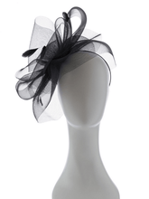Gina Bacconi Accessories One Size Gina Bacconi Mariel Mesh Fascinator Black SSS1288 BK izzi-of-baslow